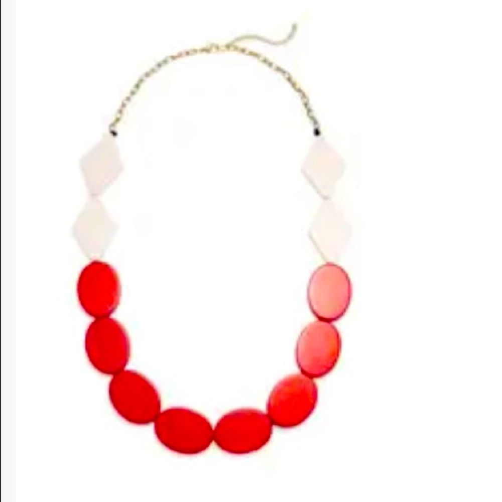 Area stars red panton necklace